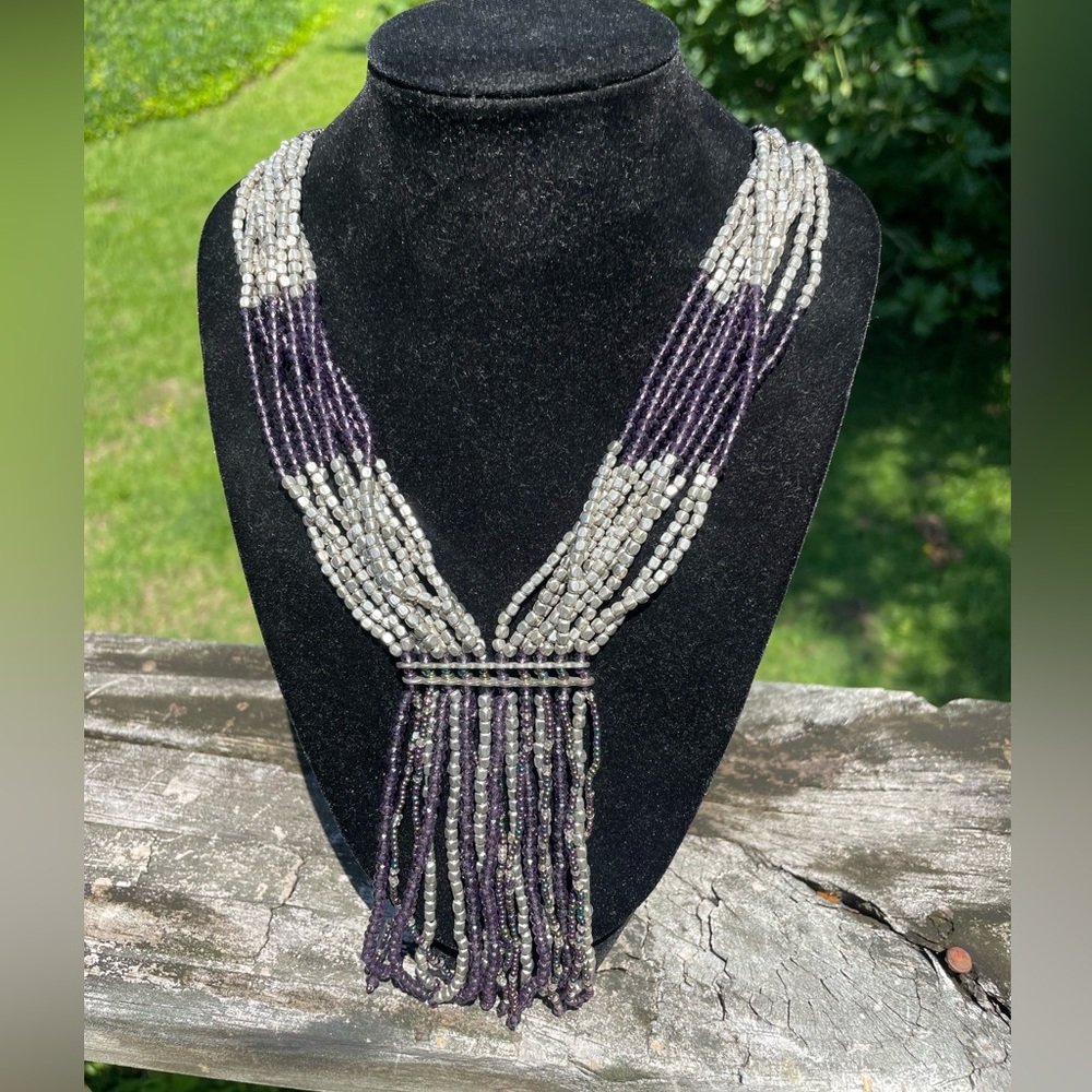 Gorgeous Himalayan Gems beaded necklace